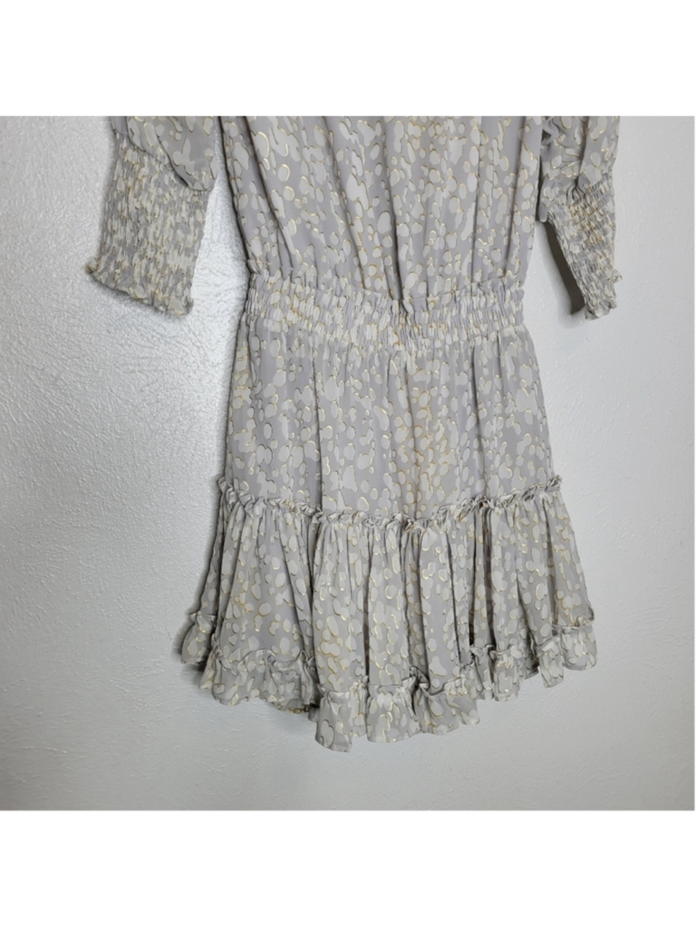 Buddy Love Bronx Ruffle Dress Women's Size XSmall Smoked Waist - Picture 4 of 13